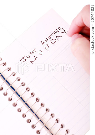 Paper card in woman hand isolated Paper card in woman hand isolated 30744825