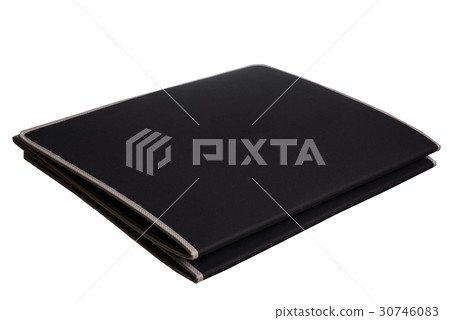 gray yellow yoga mat on a white background gray yellow yoga mat on a white background 30746083