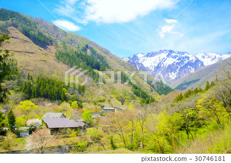 新鮮的綠川谷溫泉 30746181