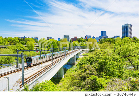 Sendai City · Sendai City Subway Tozai Line and Sendai City Fullscape 30746449