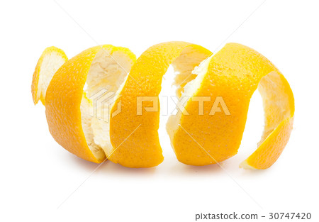 Lemon twist isolated 30747420