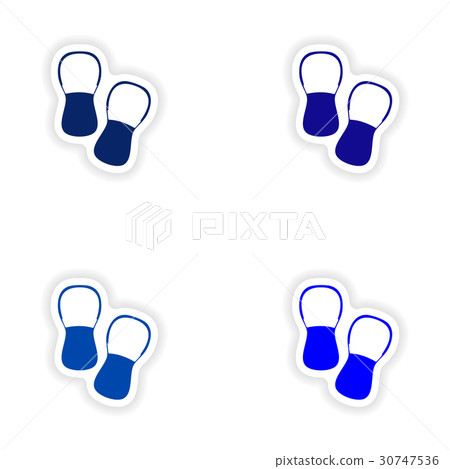 assembly realistic sticker design on paper assembly realistic sticker design on paper 30747536