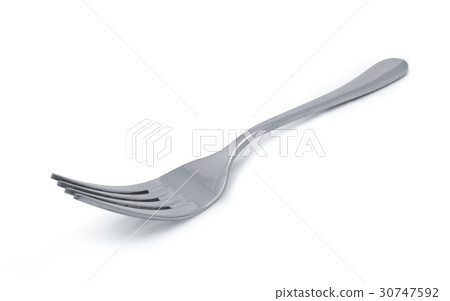 fork  Stainless steel isolated fork  Stainless steel isolated 30747592