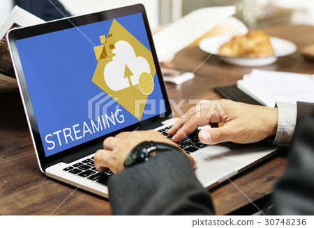 Streaming Upload Cloud Storage Concept Streaming Upload Cloud Storage Concept 30748236