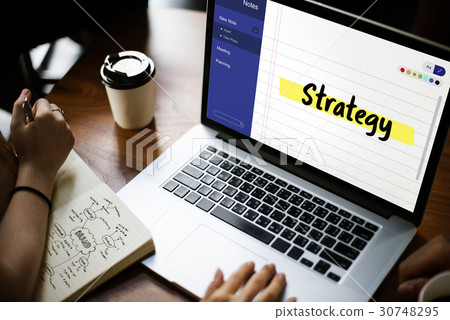 Business Note Target Mission Concept 30748295