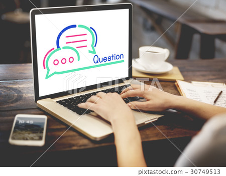 Question Ask Me Support Concept 30749513