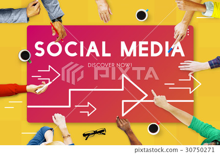 Social Meida Technology Network Connection Social Meida Technology Network Connection 30750271
