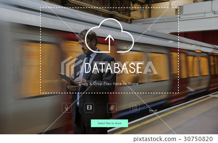 People Using Technology Digital Device with Cloud Computing Icon Graphic People Using Technology Digital Device with Cloud Computing Icon Graphic 30750820