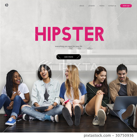 Hipster Freedom Youth Teenager Graphic Word 30750936