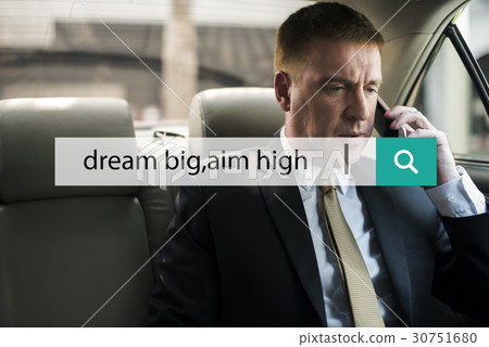 Dream Big Aim High Quote Message Aspiration Dream Big Aim High Quote Message Aspiration 30751680