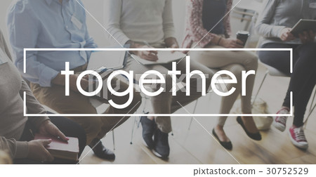 Teamwork Brainstorm Together Hashtag Word 30752529