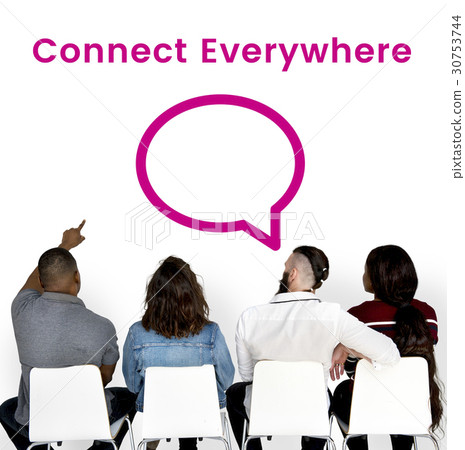 Stay Connected Social Connection Concept 30753744