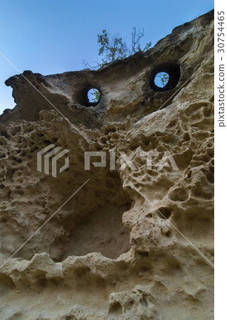 Cave city Bakla in Bakhchysarai Raion, Crimea. Cave city Bakla in Bakhchysarai Raion, Crimea. 30754465