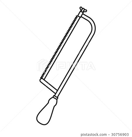 Surgical saw icon, outline style 30756903