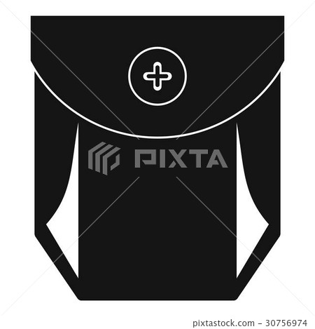 Jeans pocket with button icon, simple style Jeans pocket with button icon, simple style 30756974