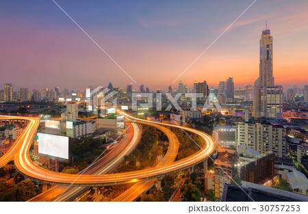 Downtown Bangkok Highway, Thailand 30757253