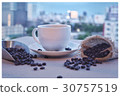 Coffe ,Cofee Bean on table 30757519