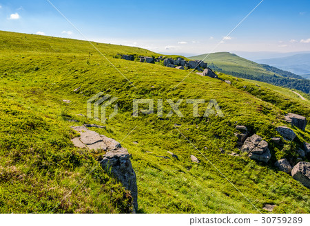 huge rocks on top of mountain ridge huge rocks on top of mountain ridge 30759289