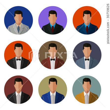 Man in Business Suit Icon Man in Business Suit Icon 30759626