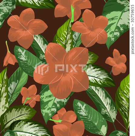 floral seamless pattern floral seamless pattern 30759655