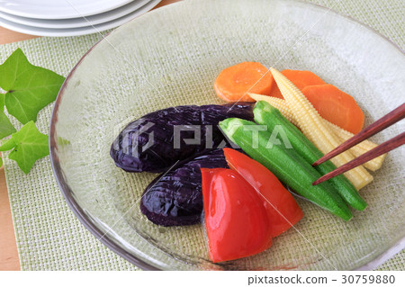 Summer vegetable dish soaked Summer vegetable dish soaked 30759880