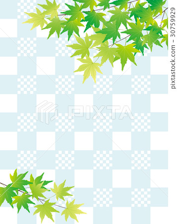 Blue maple background illustration 30759929