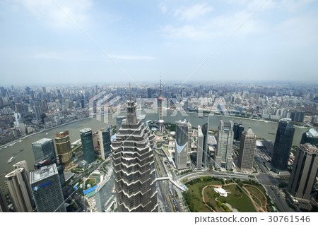 中國上海浦東金茂大廈東方明珠塔 中國上海浦東金茂大廈東方明珠塔 30761546