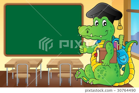 School theme crocodile image 3 School theme crocodile image 3 30764490
