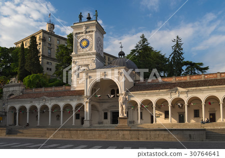 udine, square, castle 30764641