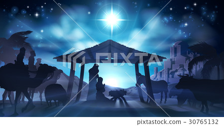 Nativity Christmas Scene 30765132