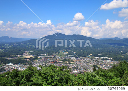 View from Mt. Isezane (Tamura City) 30765969