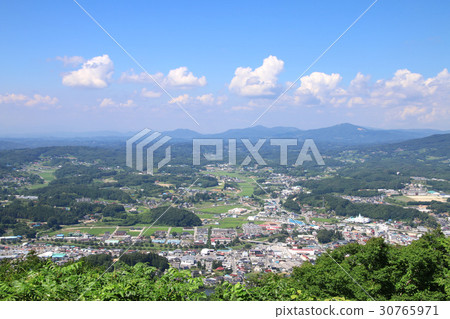 從伊勢山(田村市)的視圖 從伊勢山(田村市)的視圖 30765971