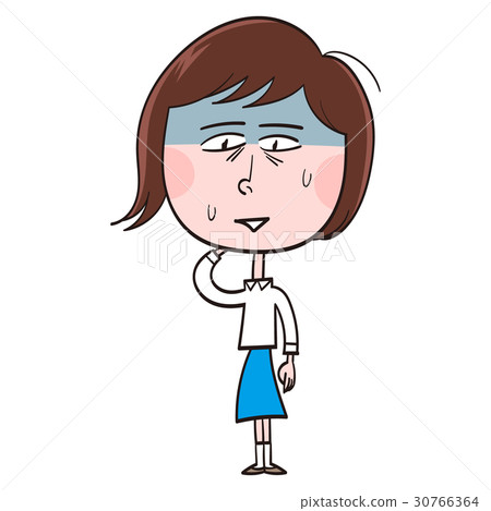 一位女士臉色蒼白 30766364