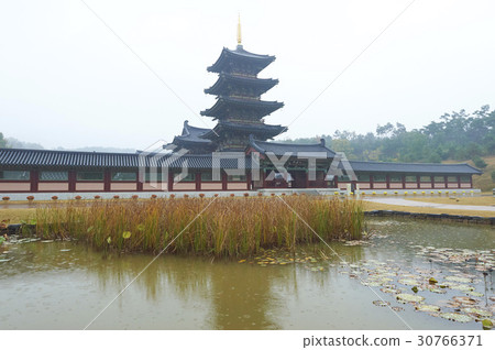 Daedong Gate, Yusa Oh Pagoda Tower, Baekje Cultural Complex, Buyeo, Chungnam 30766371