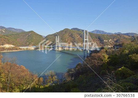 Cheongpung Bridge, Chungju Lake, Jecheon City, Chungbuk Province 30766538