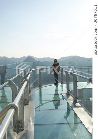 Bottle left untreated Skywalk, bottle leave, Jeongseon-gun, Gangwon-do 30767011