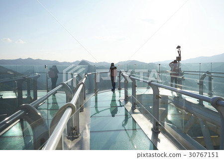 瓶子未經處理Skywalk，瓶子離開，Jeongseon-gun，江原道 30767151
