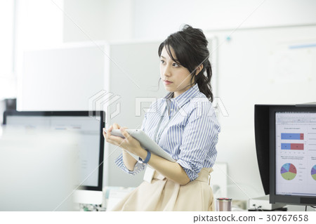 女商人平板電腦 30767658