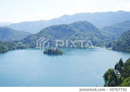 Assumption Church, Bled Lake, Bled, Slovenia Assumption Church, Bled Lake, Bled, Slovenia 30767792