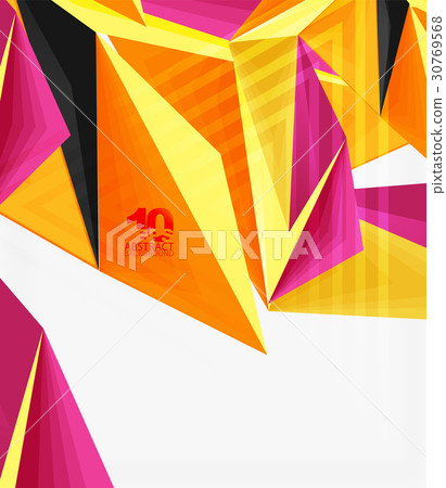 3d modern triangle low poly abstract geometric 3d modern triangle low poly abstract geometric 30769568