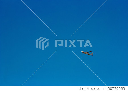 Passenger aircraft in the sky 30770663