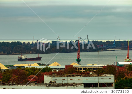 Black cargo ship Black cargo ship 30773160