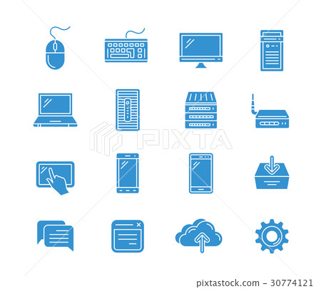 Web icons set 30774121