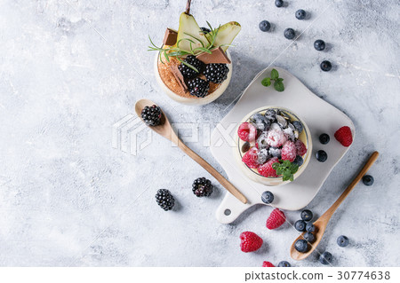 Chia pudding with rice porridge 30774638