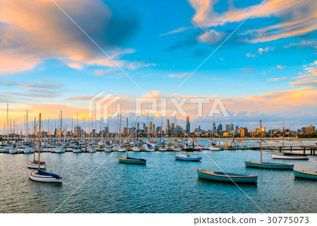 Melbourne city skyline, Victoria Melbourne city skyline, Victoria 30775073