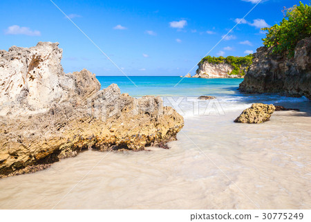 Rocks of Macao Beach, coastal landscape 30775249