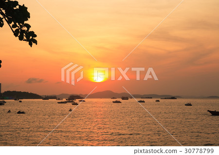 Sunset At Sea 30778799