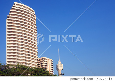 Modern Buildings Against Blue Sky 30778813