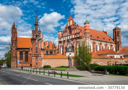 st Anne and Bernardine church. Vilnius. st Anne and Bernardine church. Vilnius. 30779130
