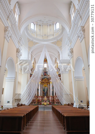 Inside of St Casimir Jesuit church. Vilnius. Inside of St Casimir Jesuit church. Vilnius. 30779131